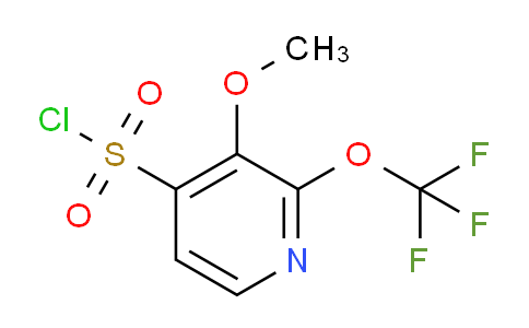 3-Methoxy-2-(trifluoromethoxy)pyridine-4-sulfonyl chloride