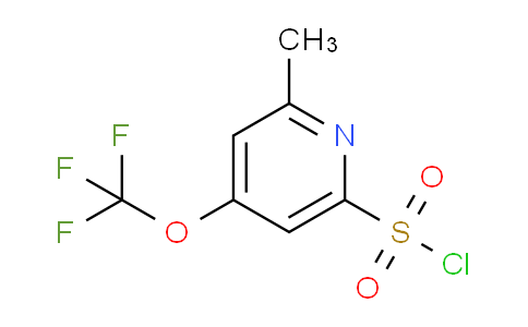 2-Methyl-4-(trifluoromethoxy)pyridine-6-sulfonyl chloride