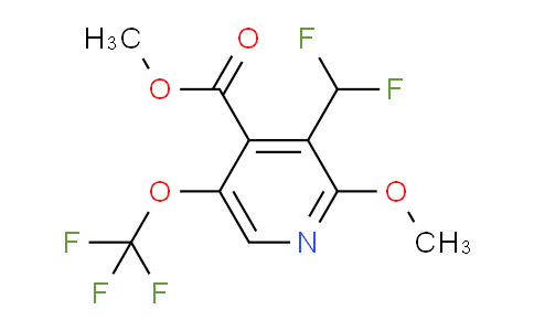 AM40261 | 1805066-03-8 | Methyl 3-(difluoromethyl)-2-methoxy-5-(trifluoromethoxy)pyridine-4-carboxylate