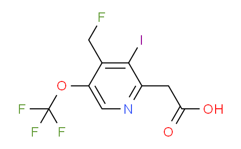 AM40263 | 1804840-66-1 | 4-(Fluoromethyl)-3-iodo-5-(trifluoromethoxy)pyridine-2-acetic acid
