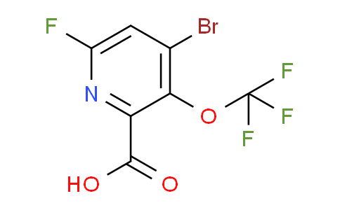 AM40267 | 1803909-44-5 | 4-Bromo-6-fluoro-3-(trifluoromethoxy)pyridine-2-carboxylic acid
