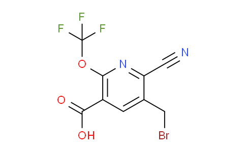 AM40270 | 1804787-27-6 | 3-(Bromomethyl)-2-cyano-6-(trifluoromethoxy)pyridine-5-carboxylic acid