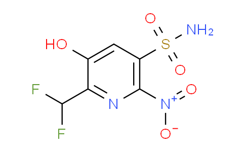 2-(Difluoromethyl)-3-hydroxy-6-nitropyridine-5-sulfonamide
