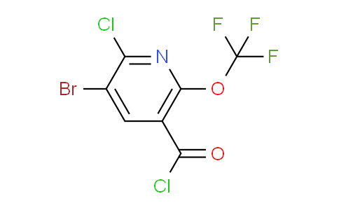 AM40291 | 1803618-44-1 | 3-Bromo-2-chloro-6-(trifluoromethoxy)pyridine-5-carbonyl chloride