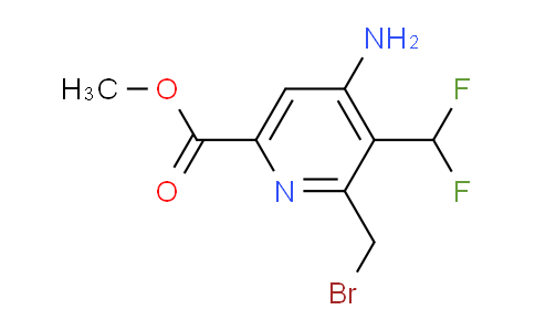 Methyl 4-amino-2-(bromomethyl)-3-(difluoromethyl)pyridine-6-carboxylate