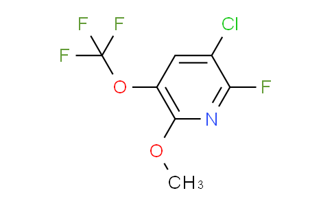 3-Chloro-2-fluoro-6-methoxy-5-(trifluoromethoxy)pyridine