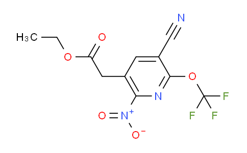AM40308 | 1803945-74-5 | Ethyl 3-cyano-6-nitro-2-(trifluoromethoxy)pyridine-5-acetate