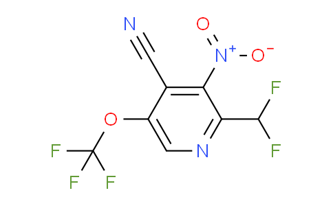 AM40311 | 1804822-84-1 | 4-Cyano-2-(difluoromethyl)-3-nitro-5-(trifluoromethoxy)pyridine