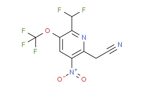 AM40319 | 1805201-94-8 | 2-(Difluoromethyl)-5-nitro-3-(trifluoromethoxy)pyridine-6-acetonitrile