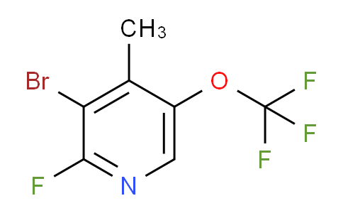 AM40321 | 1803987-69-0 | 3-Bromo-2-fluoro-4-methyl-5-(trifluoromethoxy)pyridine