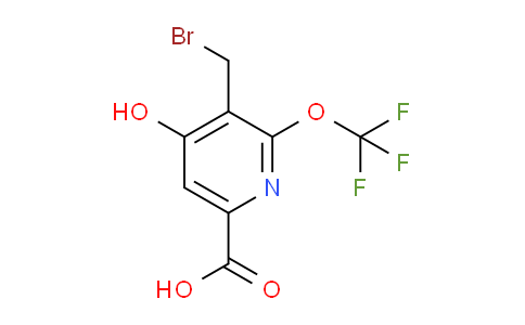 AM40323 | 1804352-18-8 | 3-(Bromomethyl)-4-hydroxy-2-(trifluoromethoxy)pyridine-6-carboxylic acid