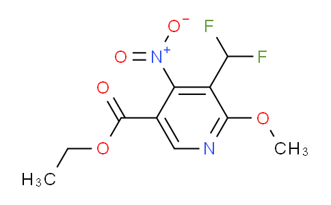 AM40348 | 1806990-08-8 | Ethyl 3-(difluoromethyl)-2-methoxy-4-nitropyridine-5-carboxylate