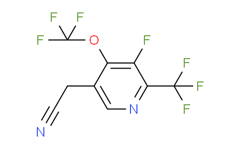 AM40355 | 1806721-64-1 | 3-Fluoro-4-(trifluoromethoxy)-2-(trifluoromethyl)pyridine-5-acetonitrile