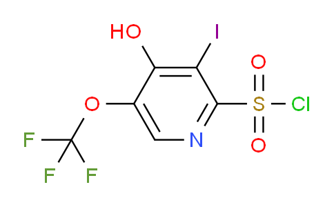 AM40356 | 1805982-06-2 | 4-Hydroxy-3-iodo-5-(trifluoromethoxy)pyridine-2-sulfonyl chloride