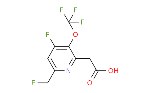 AM40363 | 1804756-43-1 | 4-Fluoro-6-(fluoromethyl)-3-(trifluoromethoxy)pyridine-2-acetic acid