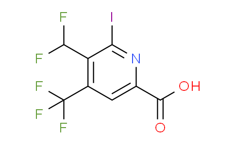 AM40376 | 1807106-50-8 | 3-(Difluoromethyl)-2-iodo-4-(trifluoromethyl)pyridine-6-carboxylic acid
