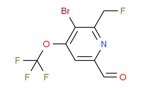 AM40377 | 1803919-21-2 | 3-Bromo-2-(fluoromethyl)-4-(trifluoromethoxy)pyridine-6-carboxaldehyde