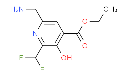 AM40389 | 1807008-18-9 | Ethyl 6-(aminomethyl)-2-(difluoromethyl)-3-hydroxypyridine-4-carboxylate