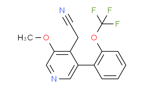 AM40408 | 1261741-63-2 | 3-Methoxy-5-(2-(trifluoromethoxy)phenyl)pyridine-4-acetonitrile
