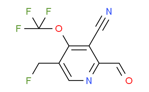 3-Cyano-5-(fluoromethyl)-4-(trifluoromethoxy)pyridine-2-carboxaldehyde