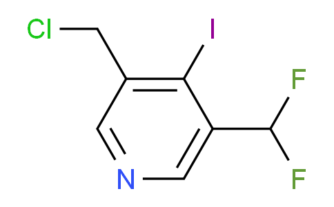 3-(Chloromethyl)-5-(difluoromethyl)-4-iodopyridine