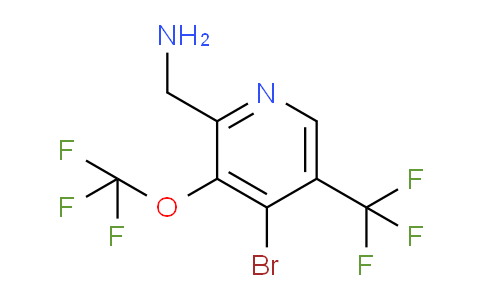 AM40424 | 1806203-89-3 | 2-(Aminomethyl)-4-bromo-3-(trifluoromethoxy)-5-(trifluoromethyl)pyridine