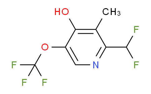 2-(Difluoromethyl)-4-hydroxy-3-methyl-5-(trifluoromethoxy)pyridine