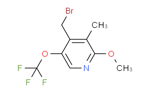 4-(Bromomethyl)-2-methoxy-3-methyl-5-(trifluoromethoxy)pyridine