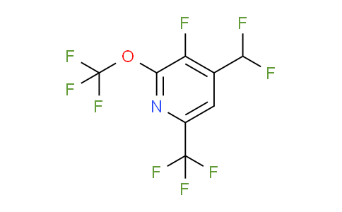 AM40440 | 1806259-86-8 | 4-(Difluoromethyl)-3-fluoro-2-(trifluoromethoxy)-6-(trifluoromethyl)pyridine