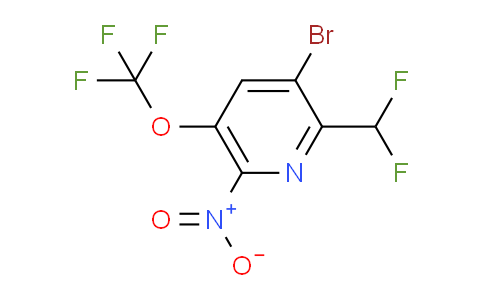 AM40442 | 1804600-54-1 | 3-Bromo-2-(difluoromethyl)-6-nitro-5-(trifluoromethoxy)pyridine