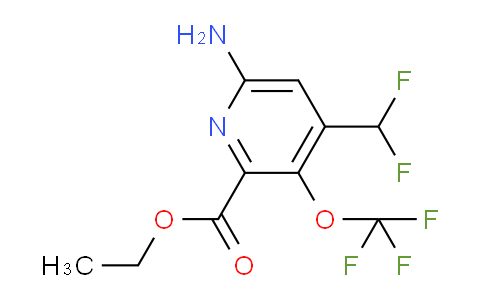 AM40447 | 1803659-87-1 | Ethyl 6-amino-4-(difluoromethyl)-3-(trifluoromethoxy)pyridine-2-carboxylate