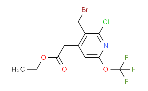 AM40453 | 1804704-09-3 | Ethyl 3-(bromomethyl)-2-chloro-6-(trifluoromethoxy)pyridine-4-acetate
