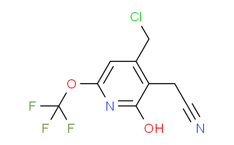 AM40476 | 1806267-41-3 | 4-(Chloromethyl)-2-hydroxy-6-(trifluoromethoxy)pyridine-3-acetonitrile