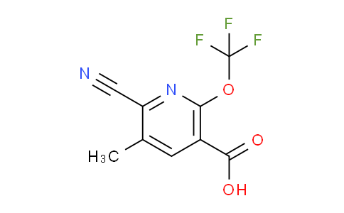 AM40480 | 1806154-25-5 | 2-Cyano-3-methyl-6-(trifluoromethoxy)pyridine-5-carboxylic acid