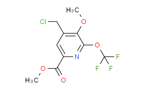 Methyl 4-(chloromethyl)-3-methoxy-2-(trifluoromethoxy)pyridine-6-carboxylate