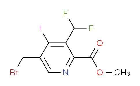 Methyl 5-(bromomethyl)-3-(difluoromethyl)-4-iodopyridine-2-carboxylate