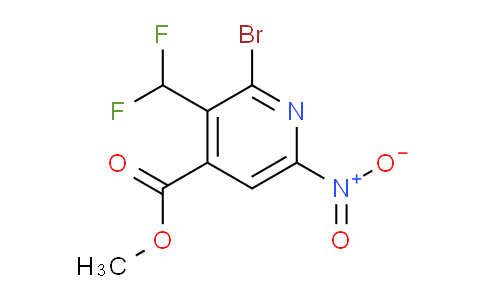 AM40494 | 1805446-84-7 | Methyl 2-bromo-3-(difluoromethyl)-6-nitropyridine-4-carboxylate