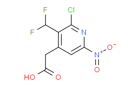 AM40511 | 1806873-12-0 | 2-Chloro-3-(difluoromethyl)-6-nitropyridine-4-acetic acid