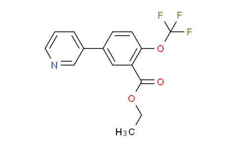Ethyl 5-(pyridin-3-yl)-2-(trifluoromethoxy)benzoate