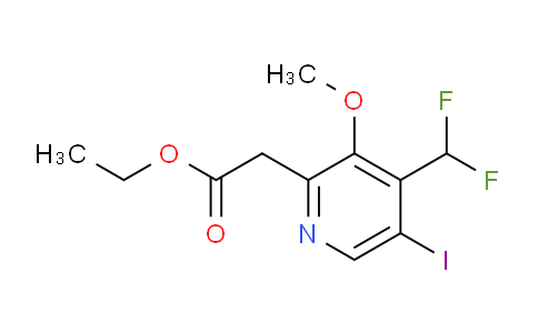 AM40518 | 1804864-22-9 | Ethyl 4-(difluoromethyl)-5-iodo-3-methoxypyridine-2-acetate