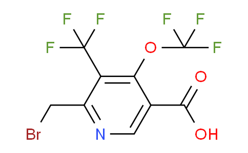 AM40528 | 1804440-57-0 | 2-(Bromomethyl)-4-(trifluoromethoxy)-3-(trifluoromethyl)pyridine-5-carboxylic acid