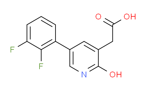 5-(2,3-Difluorophenyl)-2-hydroxypyridine-3-acetic acid
