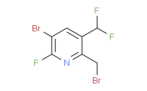 AM40535 | 1805234-11-0 | 5-Bromo-2-(bromomethyl)-3-(difluoromethyl)-6-fluoropyridine