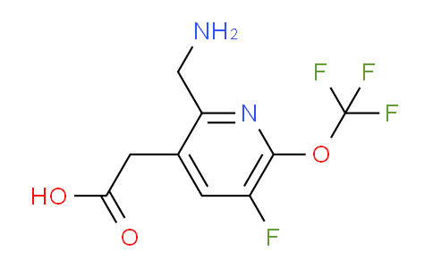 AM40536 | 1804822-80-7 | 2-(Aminomethyl)-5-fluoro-6-(trifluoromethoxy)pyridine-3-acetic acid