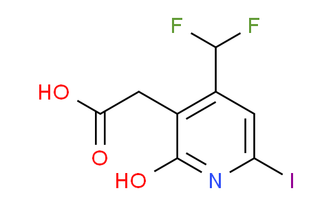 AM40546 | 1805537-06-7 | 4-(Difluoromethyl)-2-hydroxy-6-iodopyridine-3-acetic acid