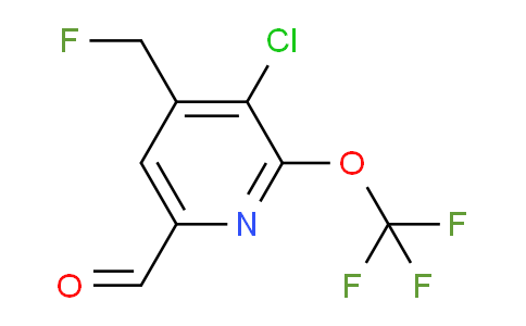 AM40553 | 1804706-88-4 | 3-Chloro-4-(fluoromethyl)-2-(trifluoromethoxy)pyridine-6-carboxaldehyde