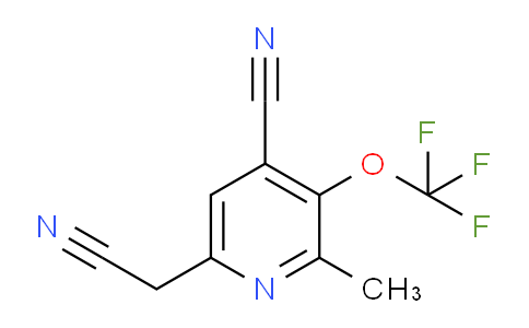 AM40561 | 1804396-24-4 | 4-Cyano-2-methyl-3-(trifluoromethoxy)pyridine-6-acetonitrile