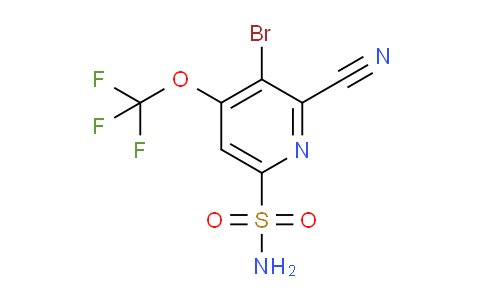 AM40570 | 1804667-17-1 | 3-Bromo-2-cyano-4-(trifluoromethoxy)pyridine-6-sulfonamide