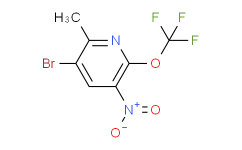 3-Bromo-2-methyl-5-nitro-6-(trifluoromethoxy)pyridine