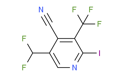 AM40579 | 1805183-48-5 | 4-Cyano-5-(difluoromethyl)-2-iodo-3-(trifluoromethyl)pyridine